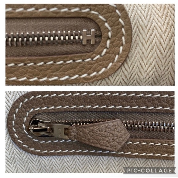 ‼️SOLD‼️💯Authentic Hermes Garden Party 36MM Etoupe - Picture 12 of 15